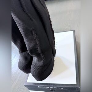 Black Knit Sock Boots(NEW)